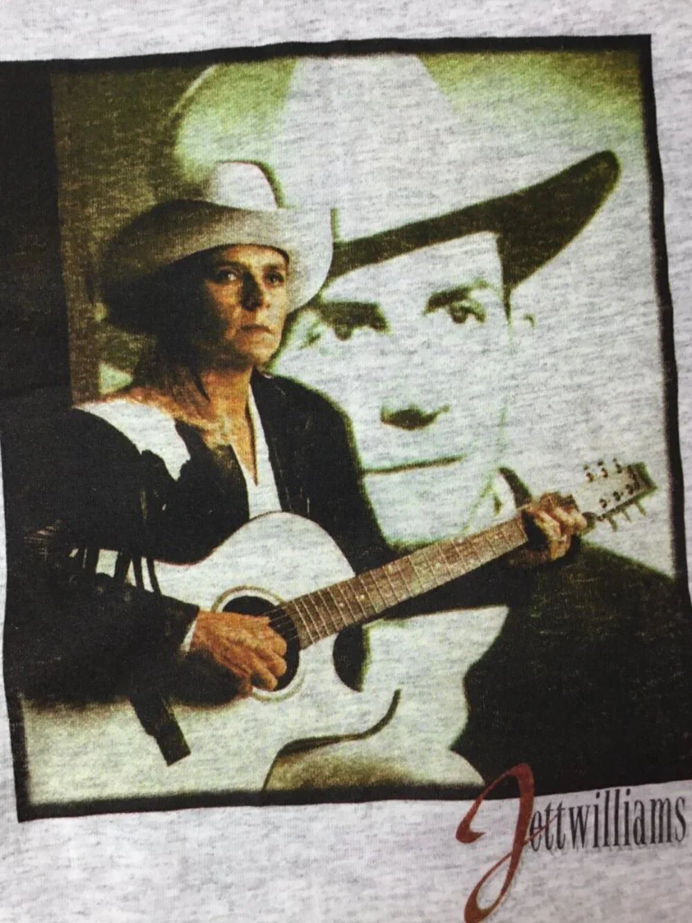 Vtg 96 Jett Williams Concert T-Shirt Signed Autographed NEW Single Stitch Hank